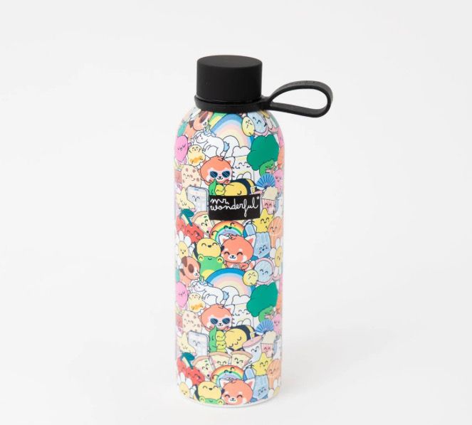 Bottiglia termica Mr Wonderful con personaggi wonder 500ml