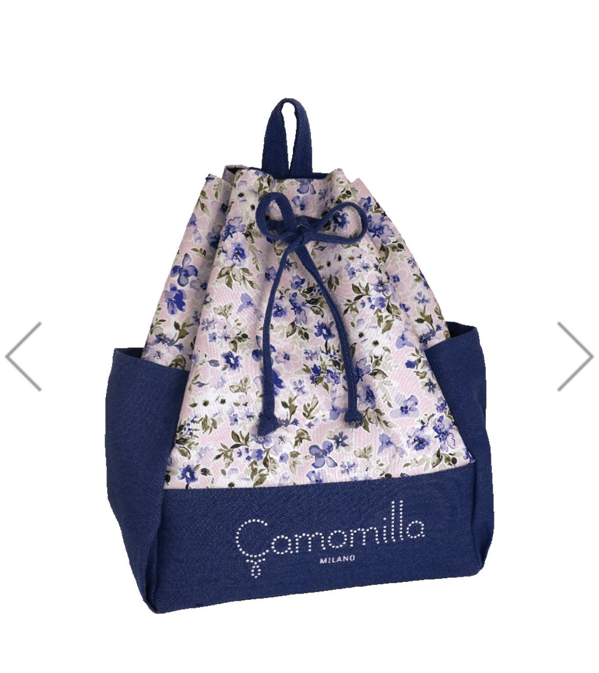 ZAINO MARE FIORI LILLA Camomilla Milano