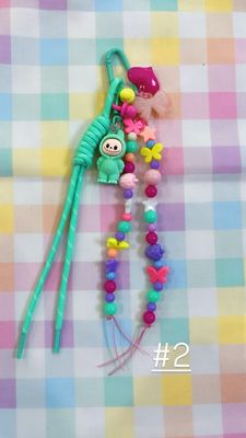 Charm da borsa con gancio Labubu menta #2