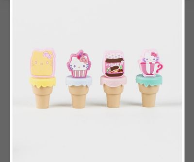 Set 4 evidenziatori Hello Kitty cono gelato