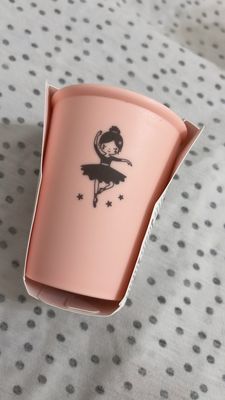 Bicchiere rosa Ballerine Tutete