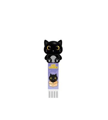 Stick colla 3d gatto nero