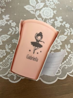 Bicchiere rosa Ballerine Tutete