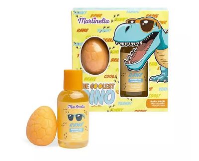 Set gel doccia e bomba da bagno Dino by Martinelia