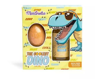 Set gel doccia e bomba da bagno Dino by Martinelia