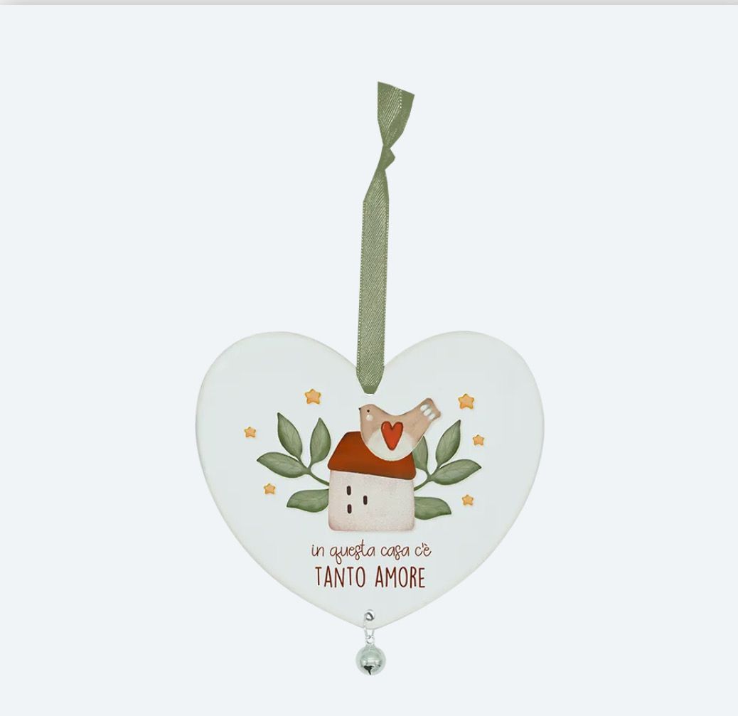 Cuore campanello - in questa casa c è tanto amore