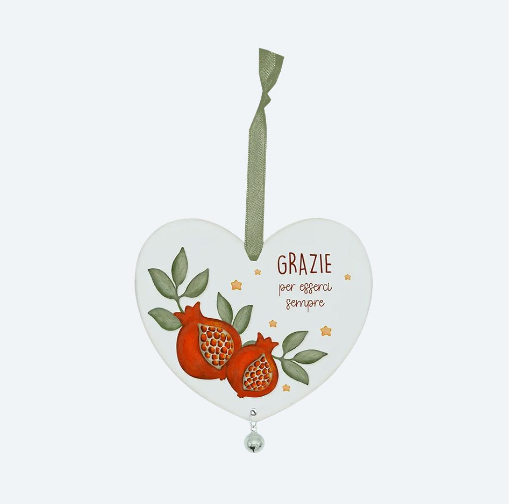 Cuore campanello - grazie per esserci sempre