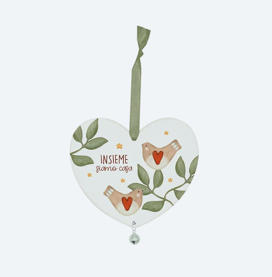 Cuore campanello - insieme siamo casa