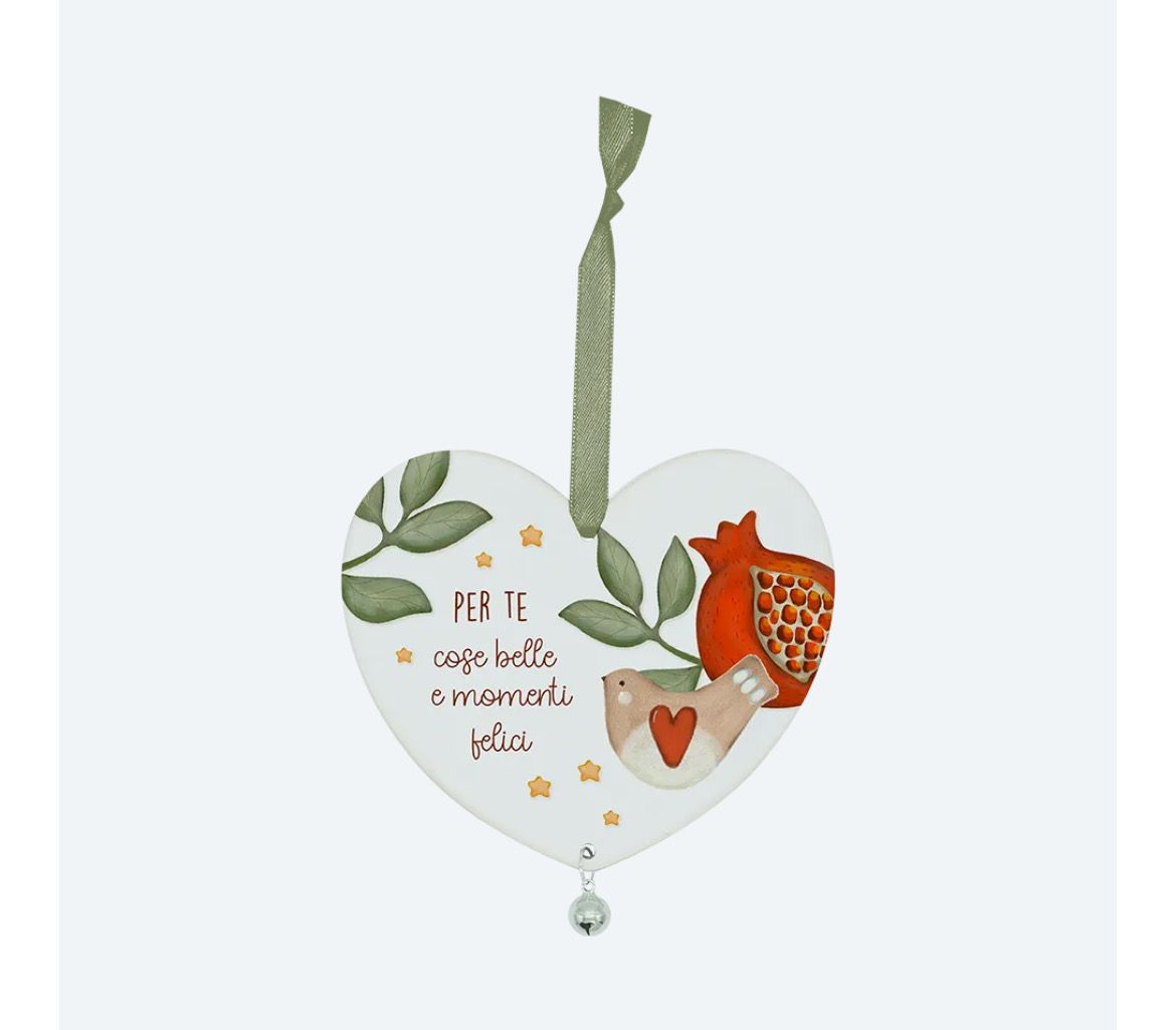 Cuore campanello - per te cose belle e momenti felici