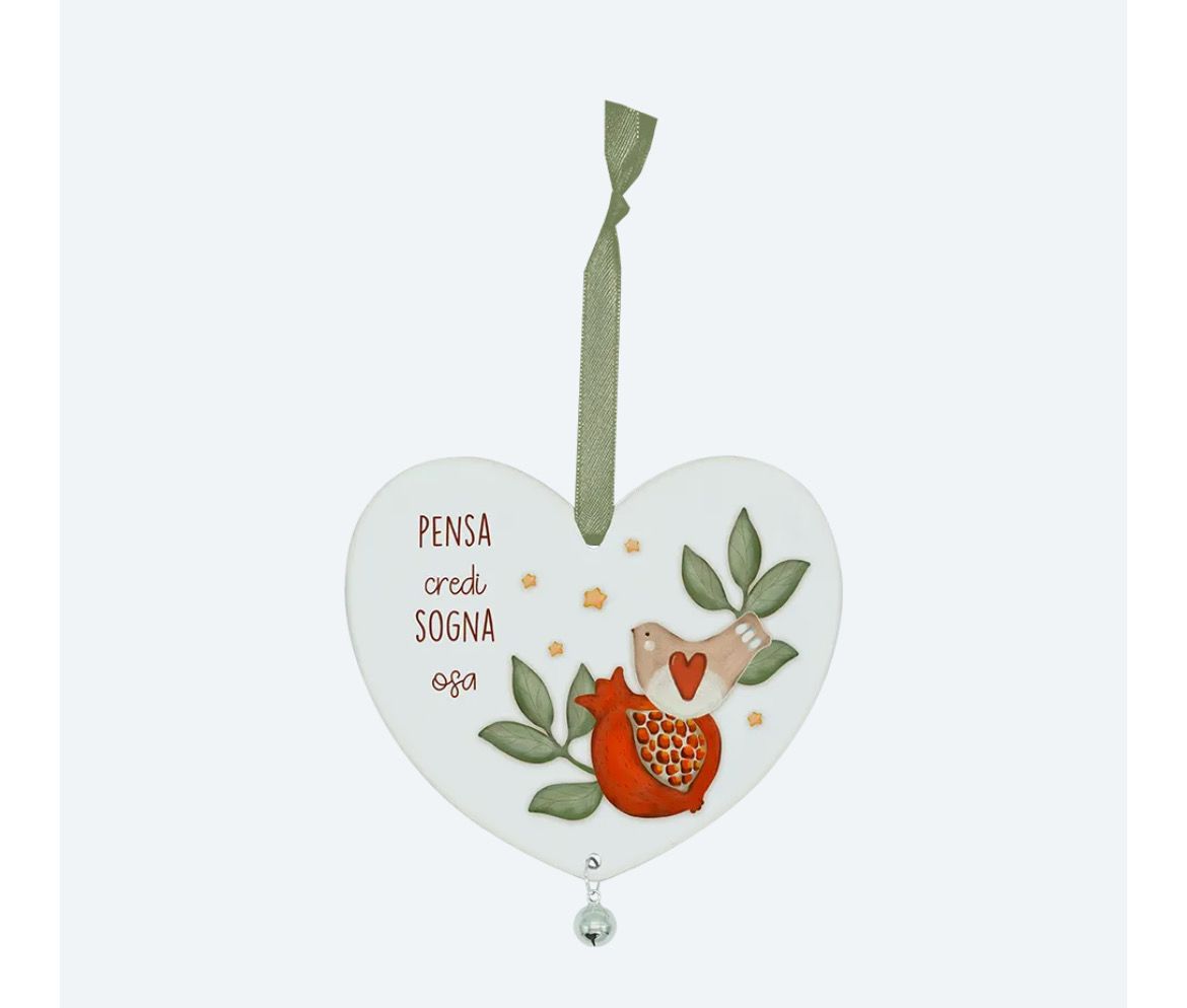 Cuore campanello - pensa credi sogna ama