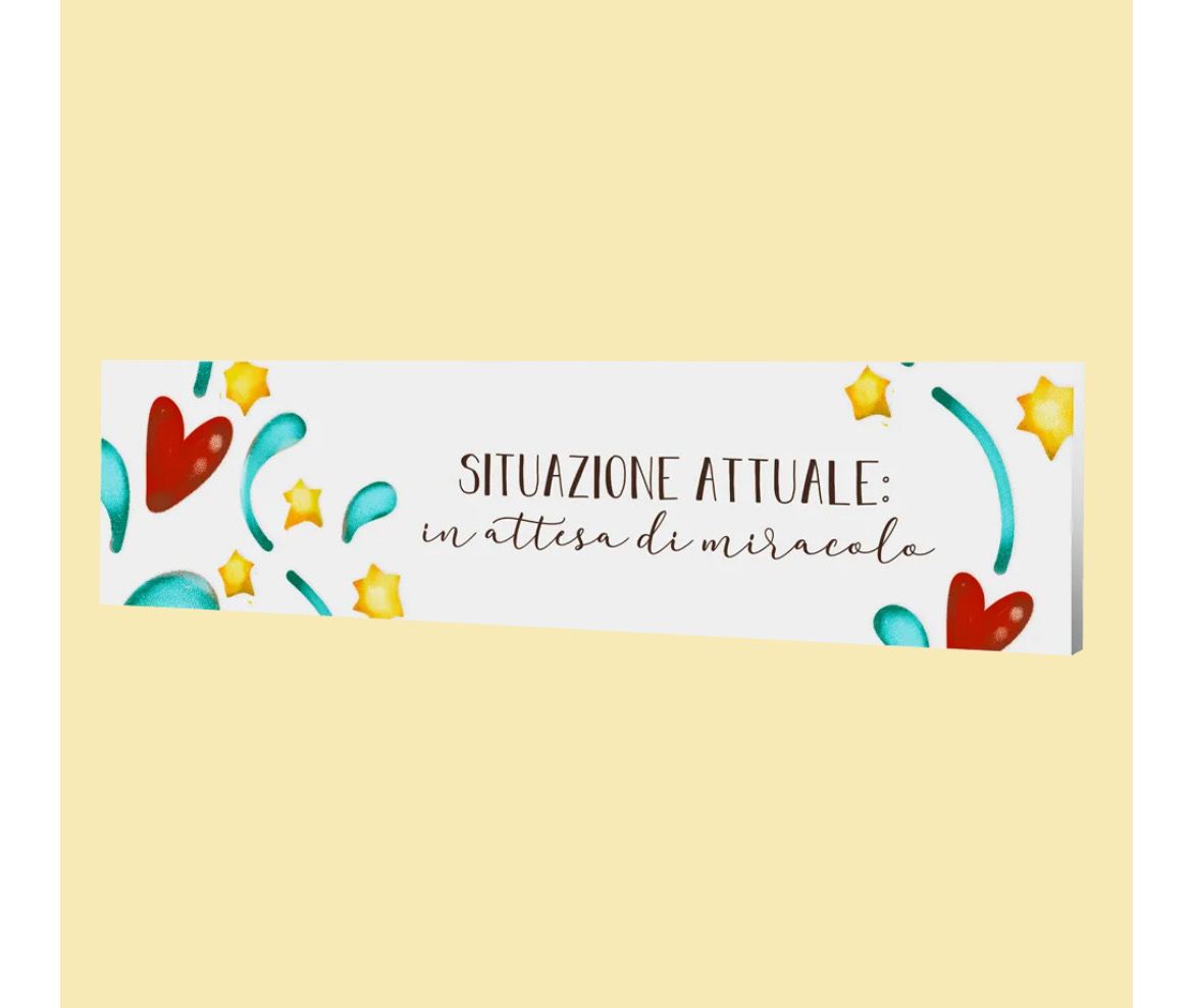 Quadro orizzontale medio - situazione attuale: in attesa di miracolo