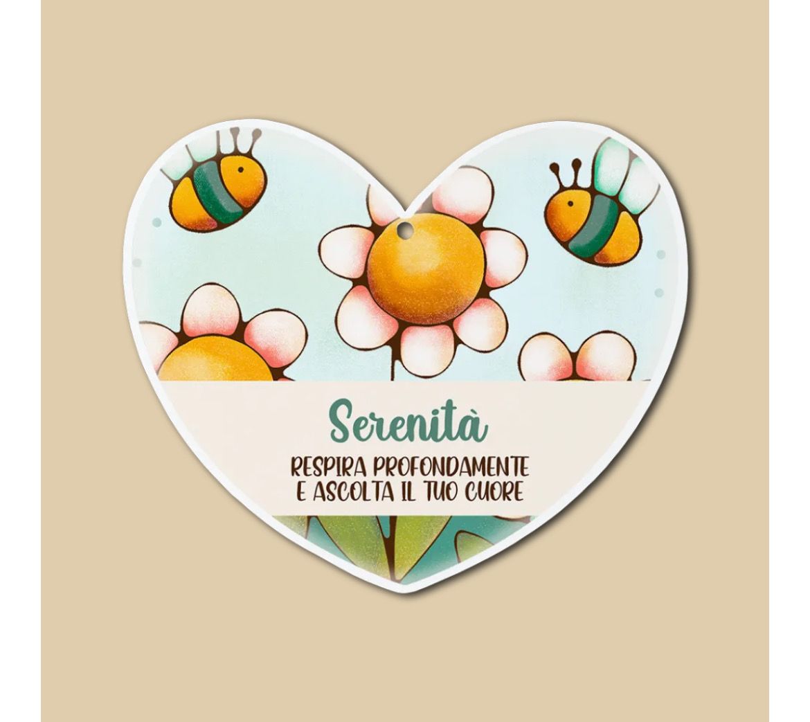Calamita a forma di cuore - serenità
