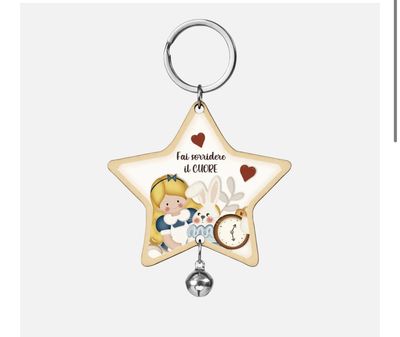Portachiavi Alice fai sorridere il tuo cuore
