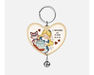 Portachiavi Alice - È impossibile solo se pensi che lo sia