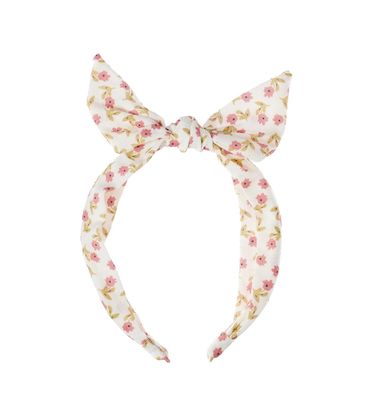 Cerchietto capelli fiorellini banda bianca Rockahula