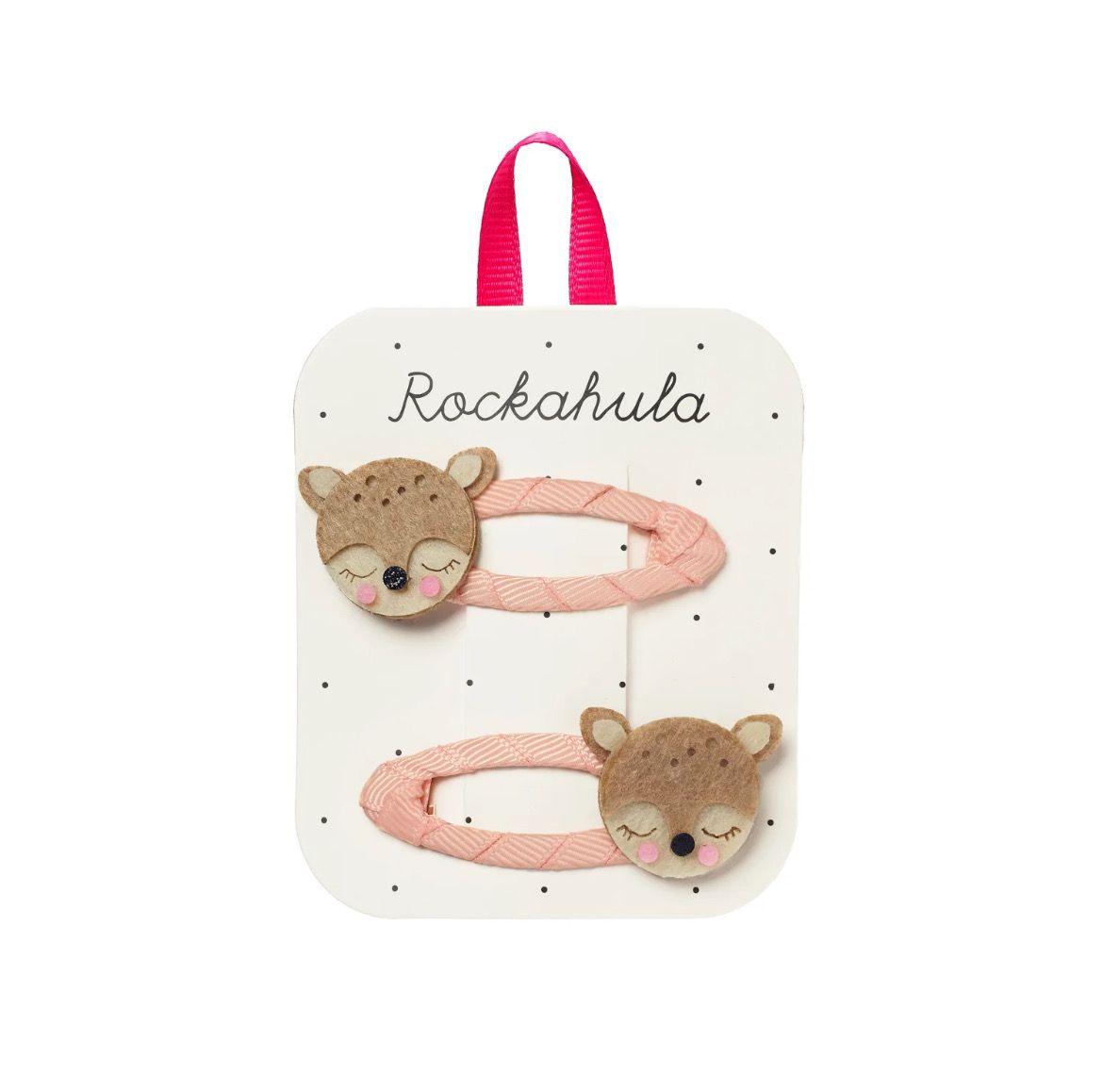 Set 2 Mollette Clic Clac cerbiatto Rockahula
