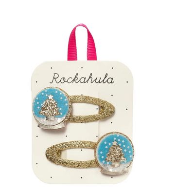 Set 2 Mollette Clic Clac palla di neve Rockahula