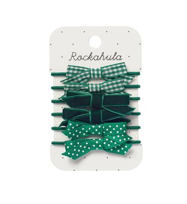 Set 6 elastichetti toni verde Rockahula