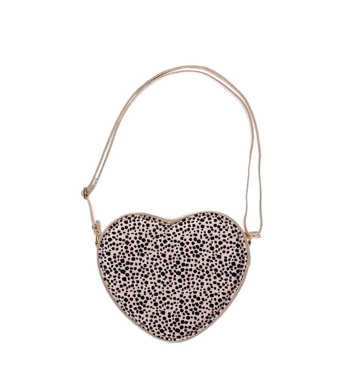 Borsetta a tracolla cuore Leopard Rockahula