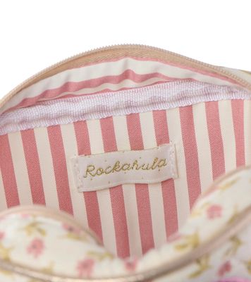 Borsetta a tracolla con fiorellini e cuore rosa Rockahula