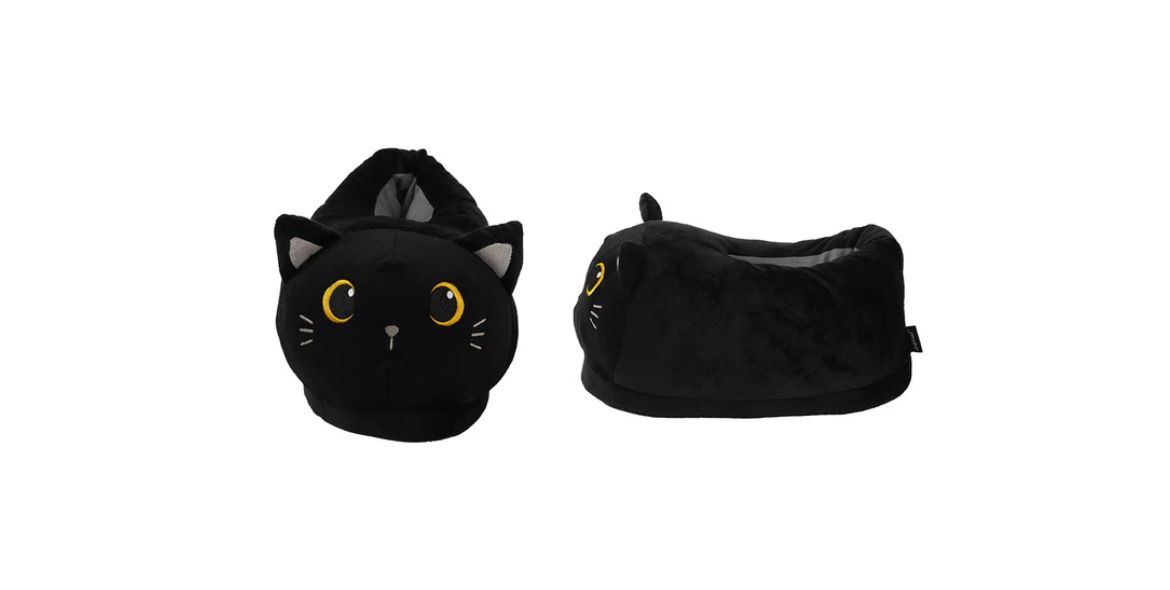 Ciabattoni plush gatto nero
