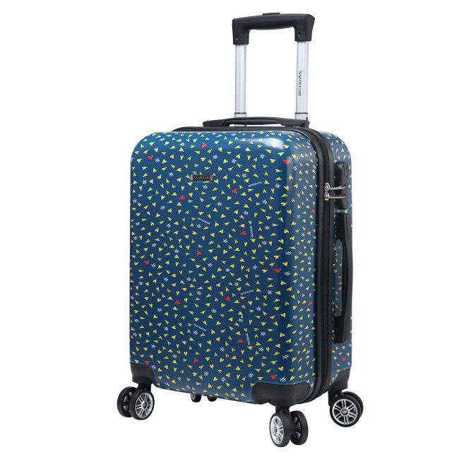 Trolley da cabina Naj-Oleari coccinelle fondo blu