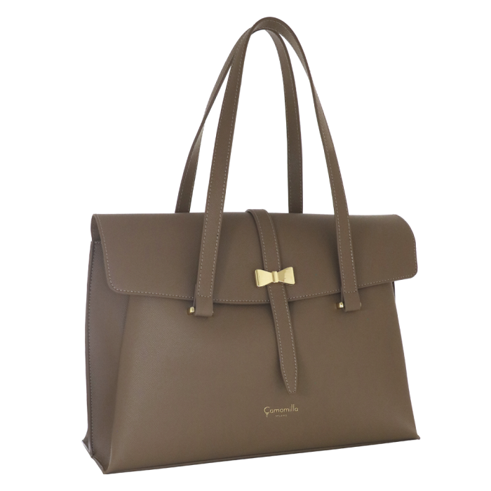 BORSA SPALLA/PORTA PC NICE OFFICE TAUPE Camomilla Milano