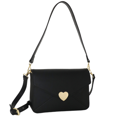 BORSA A SPALLA NINA NERO Camomilla Milano