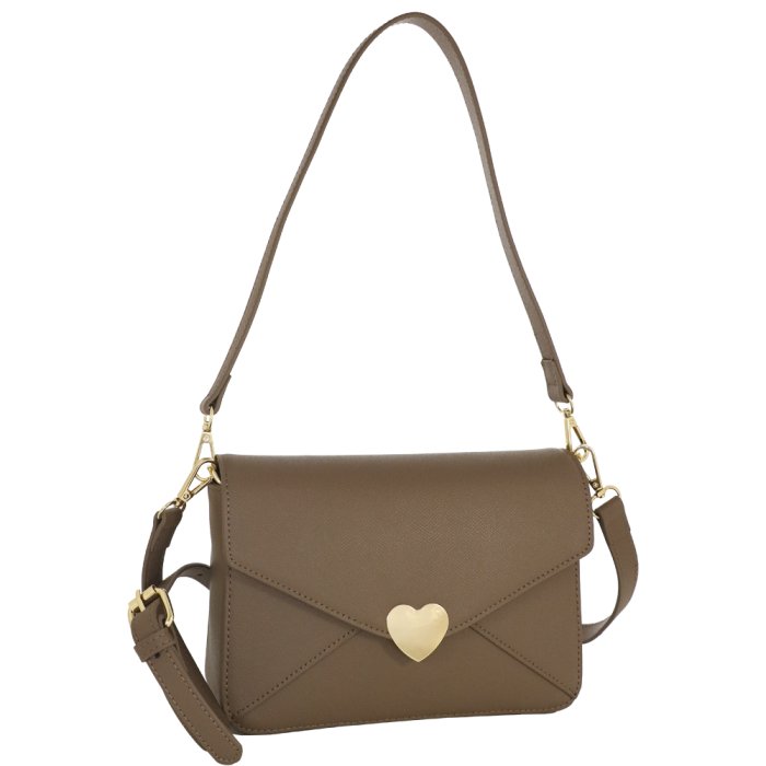 BORSA A SPALLA NINA TAUPE Camomilla Milano