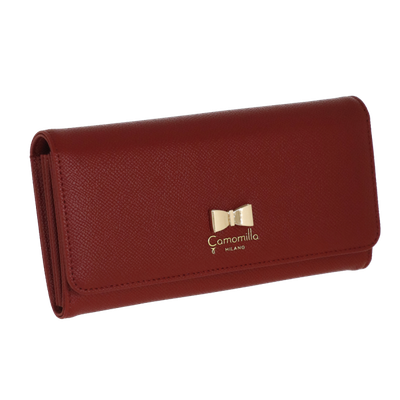 PORTAFOGLIO L NICE OFFICE ROSSO BORDEAUX Camomilla Milano
