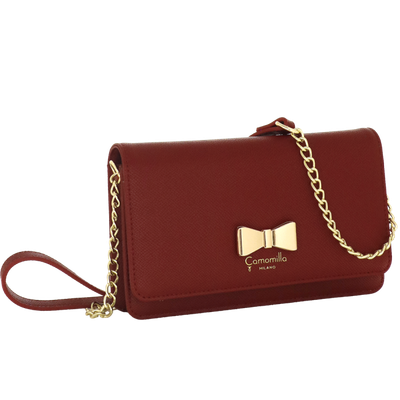 BORSA PORTAFOGLIO NICE OFFICE ROSSO BORDEAUX Camomilla Milano