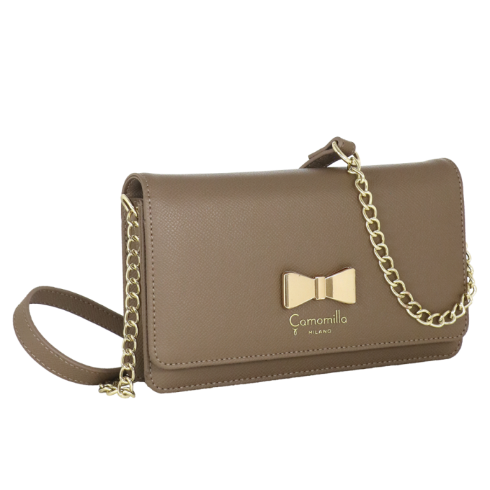 BORSA PORTAFOGLIO NICE OFFICE TAUPE Camomilla Milano