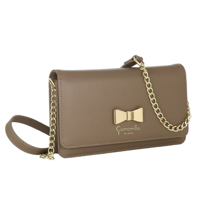 BORSA PORTAFOGLIO NICE OFFICE TAUPE Camomilla Milano