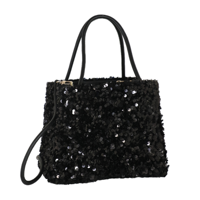 BORSA A MANO PETITE SHINE NERO Camomilla Milano