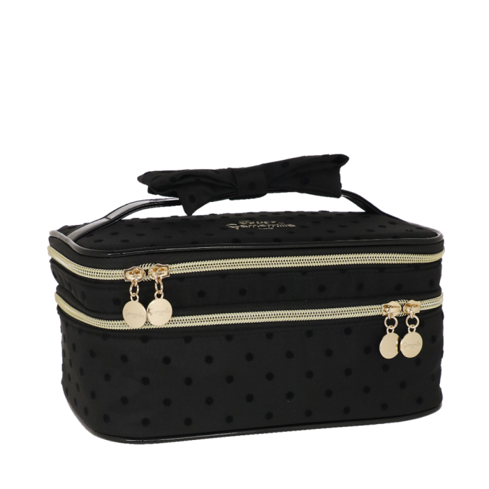 BEAUTY CASE M POLKA GLAM NERO Camomilla Milano