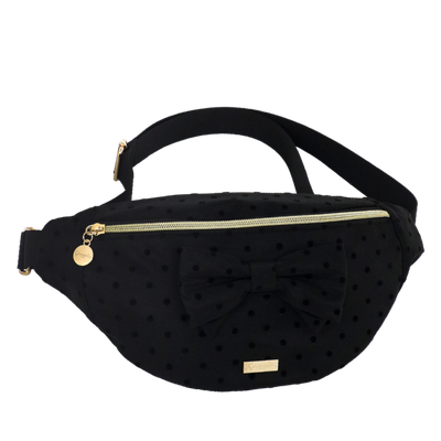 BORSA MARSUPIO POLKA GLAM NERO Camomilla Milano