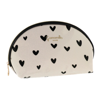 POUCH L LOVE ME BIANCO NERO Camomilla Milano