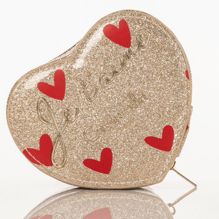 BOX PORTAGIOIE CUORE XS LOVE ME ORO ROSSO Camomilla Milano