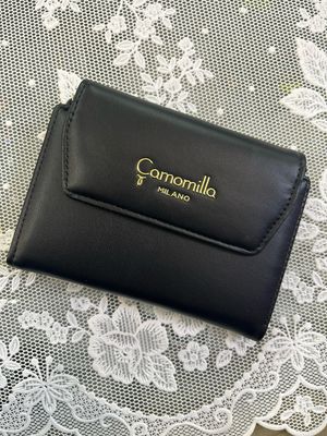 Portafoglio compatto Maty Camomilla Milano nero