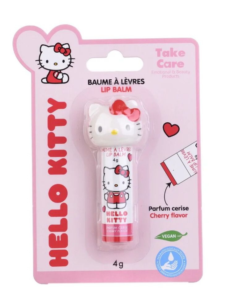 Lip balm stick Hello Kitty top 3d