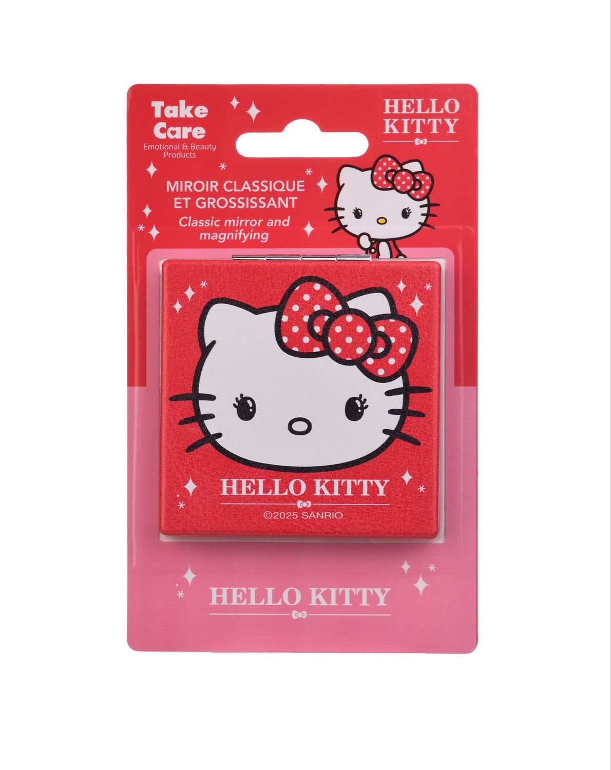Specchietto da borsetta con ingranditore Hello Kitty