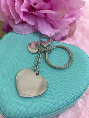 Portachiavi cuore colore argento