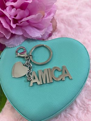 Portachiavi Scritta Amica