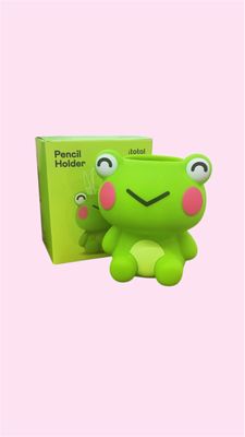 Portapenne Portaspazzolino 3d Itotal rana verde