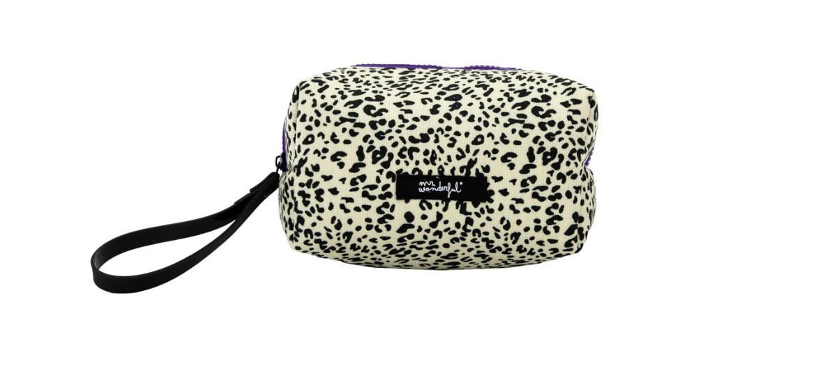 Pochette con gancio Mr Wonderful Animal print