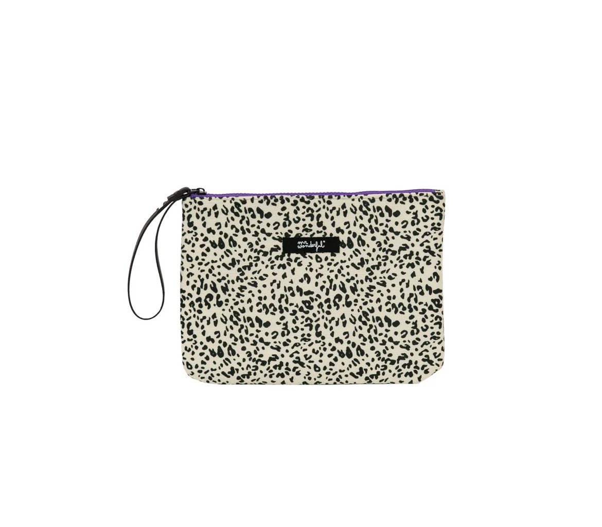 Pochette piatta Portatutto Mr Wonderful animal print