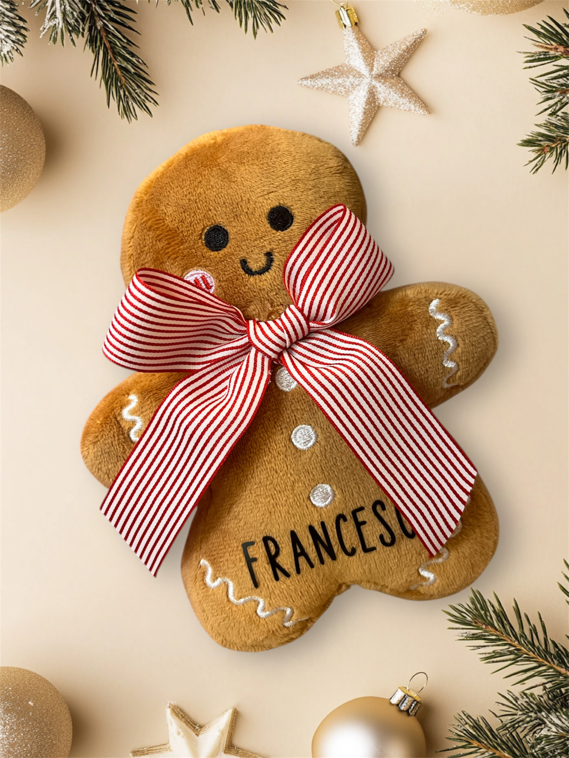 Decorazione ginger personalizzabile