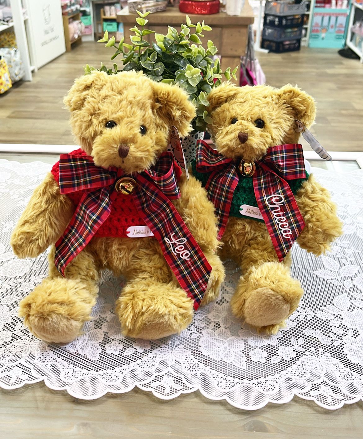 Coppia di orsi con maglione fatto a mano modello A