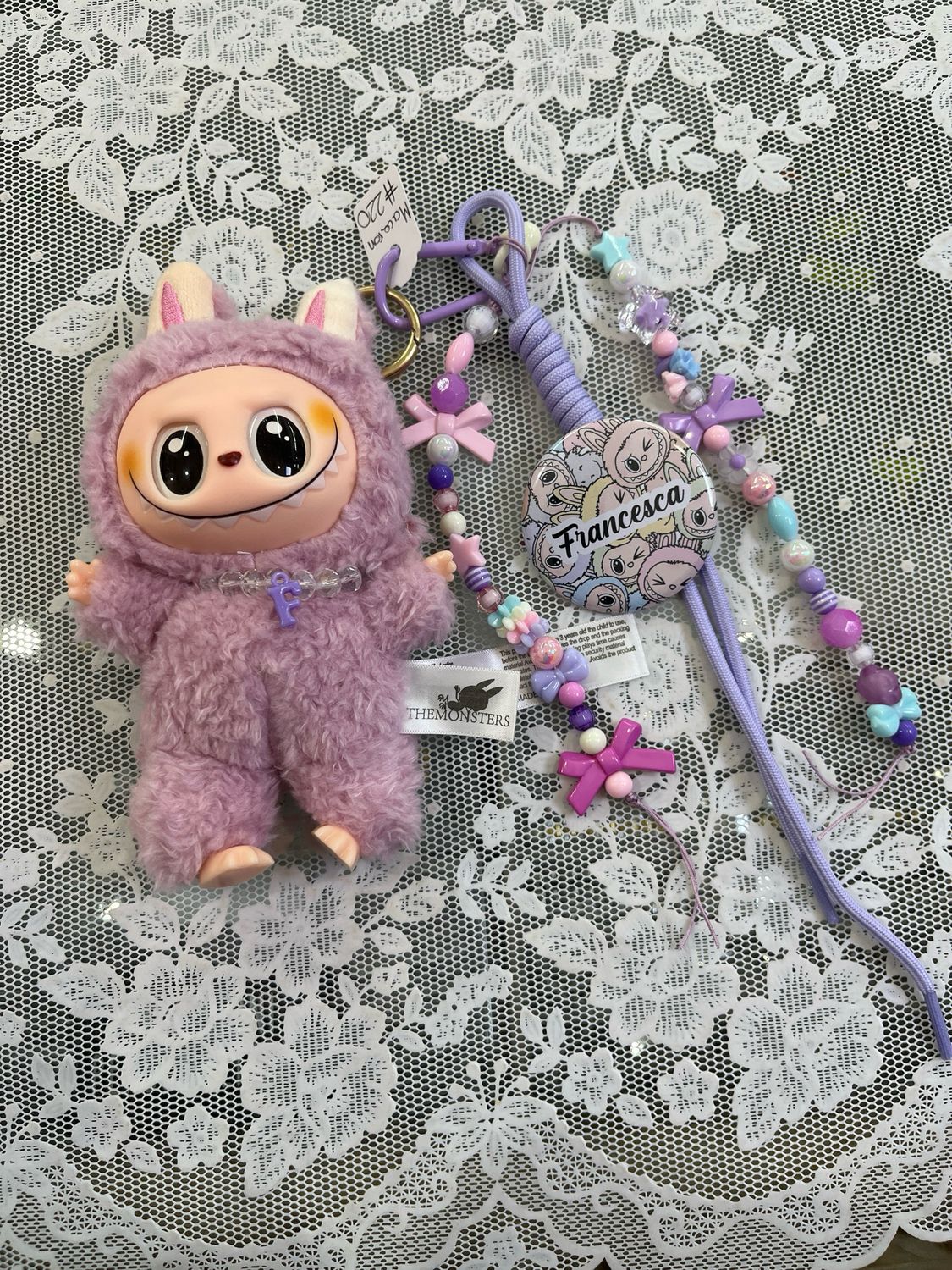 Mostriciattolo versione Macaron rosa 220