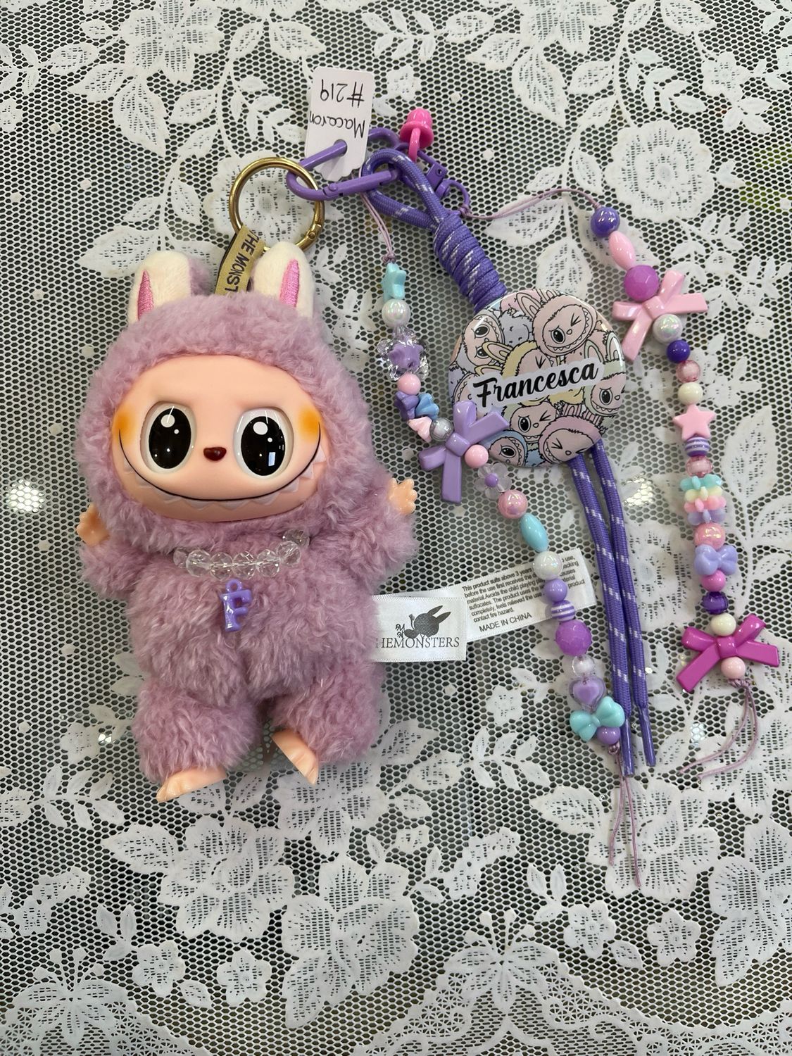 Mostriciattolo versione Macaron rosa 219